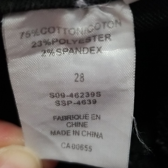 Black smart set premium denim legging - Picture 4 of 6